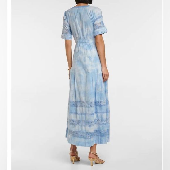 LoveShackFancy Edie Cotton Crochet Lace Midi Dress - Picture 2 of 16